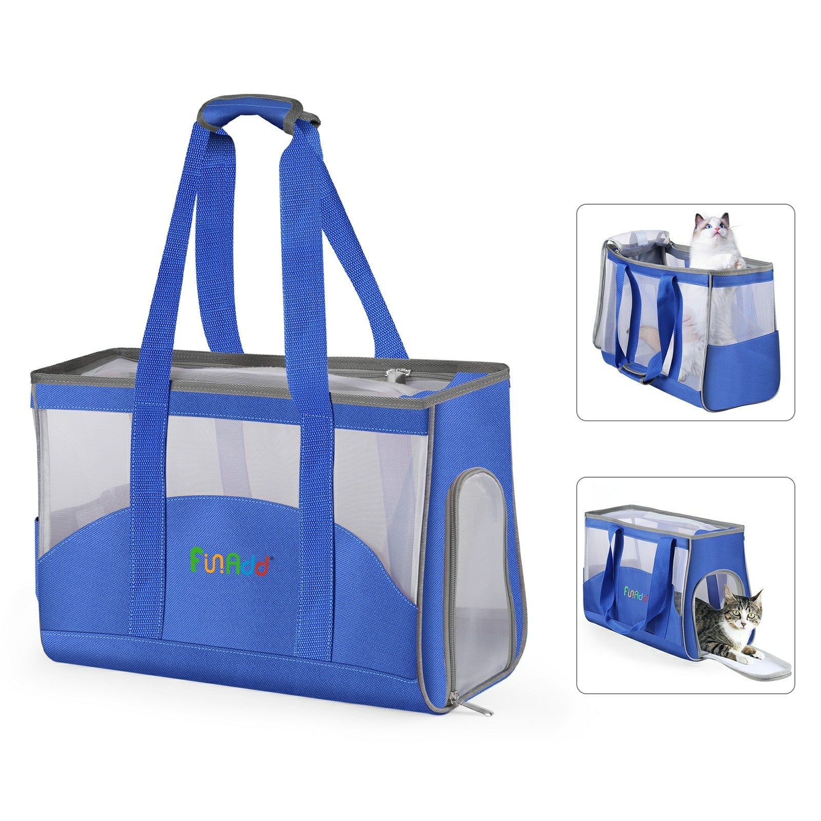 FUNADD FA1002 Nylon Cloth Pet Cat Carrier Bag Tote Handbag for Small Dog FUNADD FA1002 Nylon Cloth Pet Cat Carrier Bag Tote Handbag for Small Dog